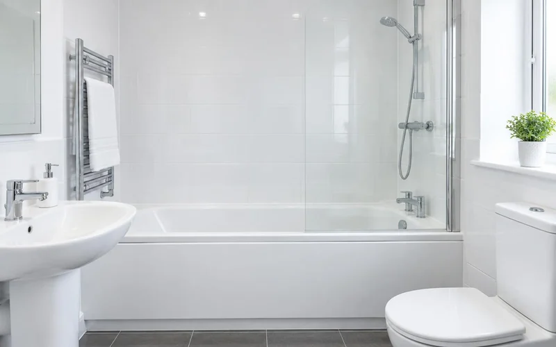 Bathroom after cleaning