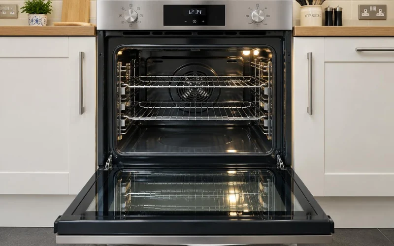 Oven after cleaning